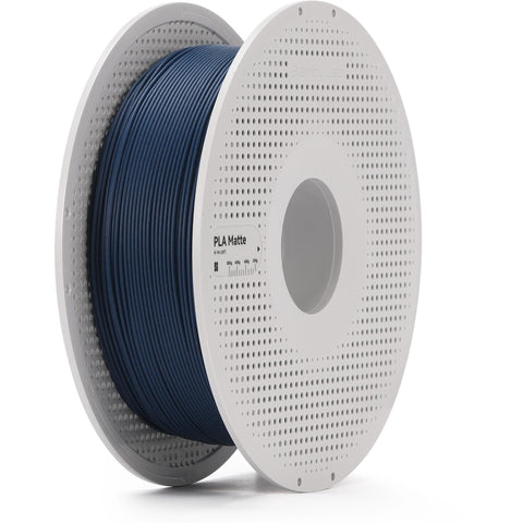 Bambu Lab PLA Matte 3D Printer Filament With Spool (Dark Blue) [1kg]
