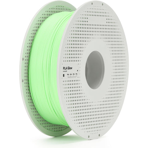 Bambu Lab PLA Glow 3D Printer Filament With Spool (Green) [1kg]