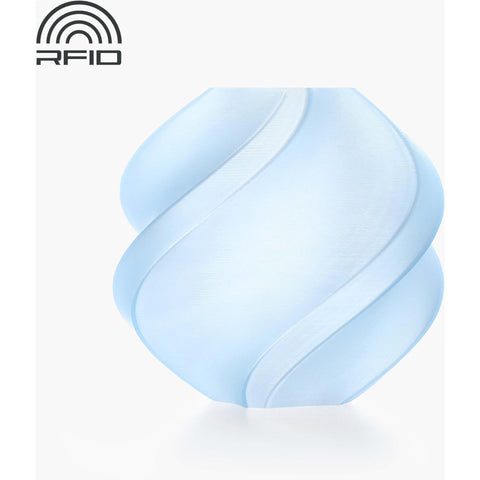 Bambu Lab PLA Translucent 3D Printer Filament With Spool (Ice Blue) [1kg]