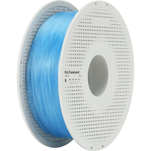 Bambu Lab PLA Translucent 3D Printer Filament With Spool (Ice Blue) [1kg]