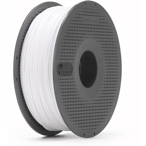 Bambu Lab ABS 3D Printer Filament With Spool (White) [1kg]