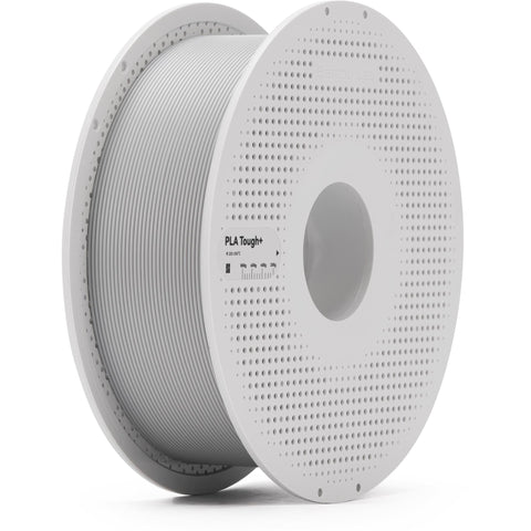 Bamulab PLA Tough+ 3D Printer Filament With Spool (Grey) [1kg]