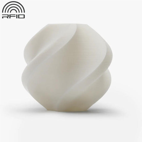Bambu Lab PLA Basic 3D Printer Filament Refill (Jade White) [1kg]