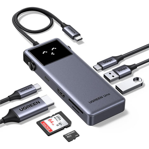 UGREEN UNO 7-in-1 4K  One-tap Screen Lock USB-C Hub