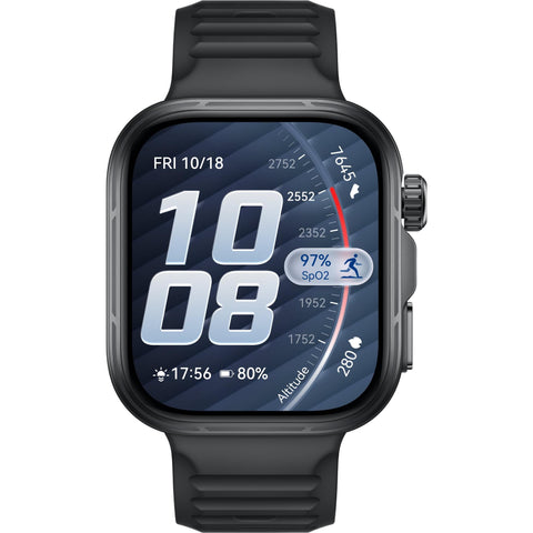 HUAWEI WATCH FIT 5 Pro (Black Fluoroelastomer Strap)