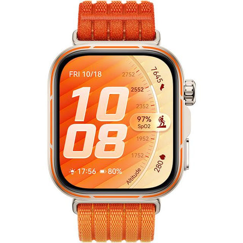 HUAWEI WATCH FIT 5 Pro (Gradient Orange Nylon Strap)
