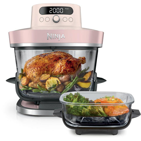 Ninja Crispi Pro 6-in-1 Countertop Glass Air Fryer (Rose Quartz)