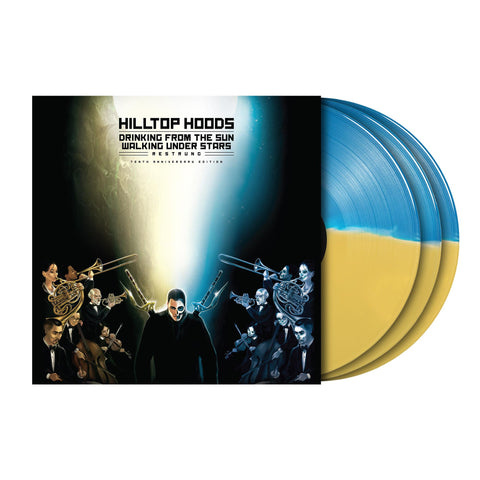 Drinking from the Sun, Walking Under Stars Restrung (10yr Anniversary Edition Blue/Yellow Vinyl)