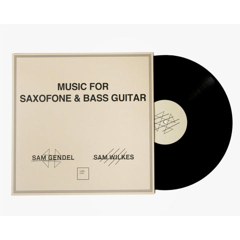 Music for Saxofone & Bass Guitar (Vinyl)