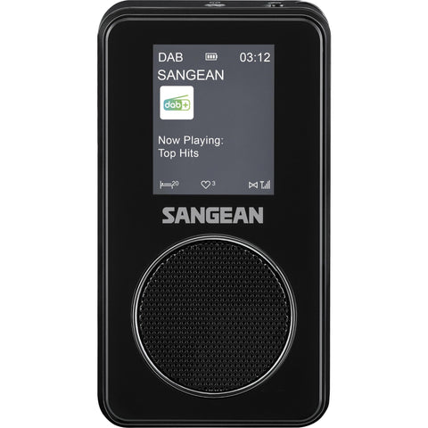 Sangean DPR35BT DBA+ Pocket Radio with Bluetooth (Black)