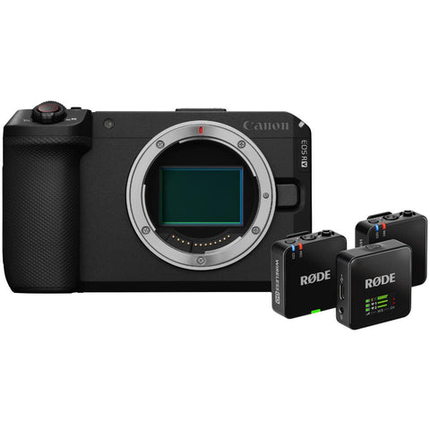 Canon EOS R6 V Full Frame Mirrorless Camera with RØDE Wireless GO Gen 3 Mic System (Body Only)