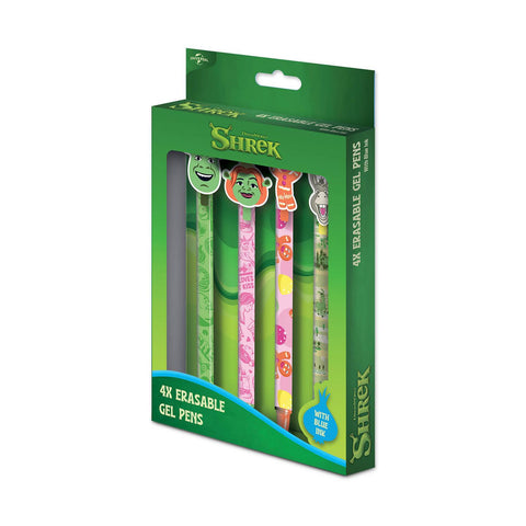 Shrek - Erasable Gel Pen 4 Pack