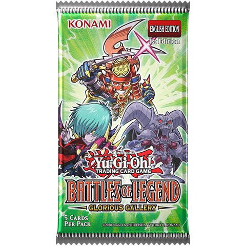 Yu-Gi-Oh! Trading Card Game - Battles of Legend - Glorious Gallery 5 x Card Booster
