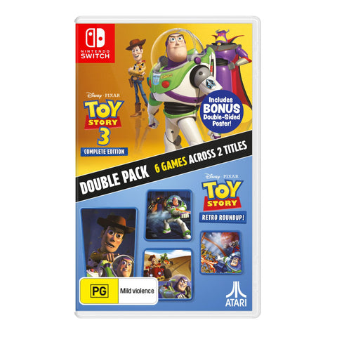 Toy Story: Retro Roundup! + Toy Story 3 Complete Edition Double Pack + Poster