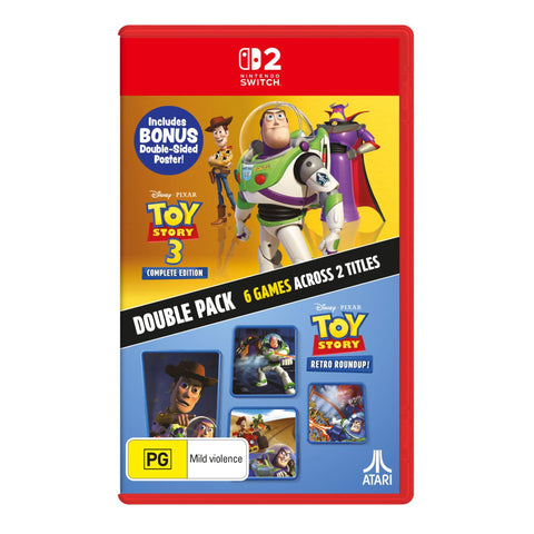 Toy Story: Retro Roundup! + Toy Story 3 Complete Edition Double Pack + Poster