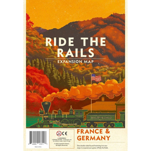 Capstone Games Ride the Rails: France & Germany Board Game