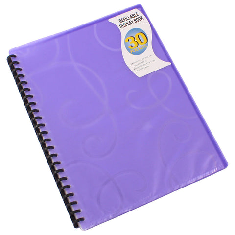 Beautone Jewel Twin Display Book 30 pocket (A4) - Purple