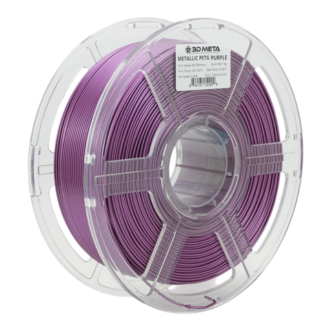 3D META Metallic PETG 3D Printing Filament - Purple