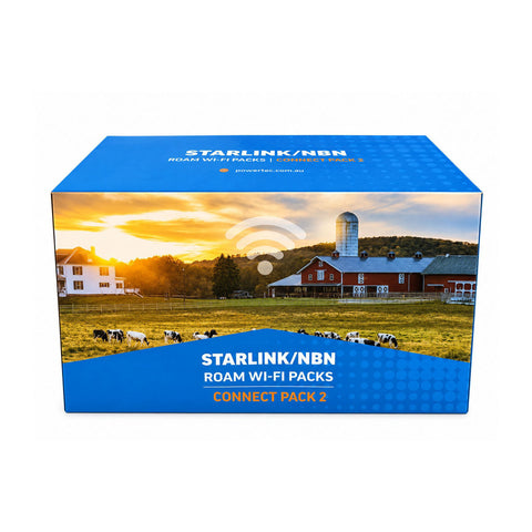 Expansion Connect Pack 2 for Starlink or NBN includes Wall & Pole Mount (pole not included)