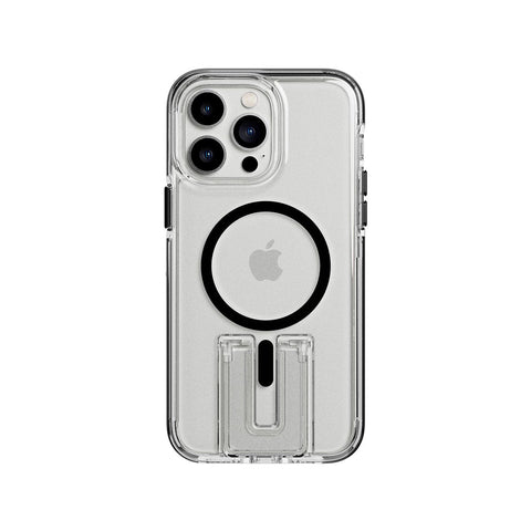 Tech21 EvoCrystal Kick iPhone 14 Pro Max Case (Clear/Black)