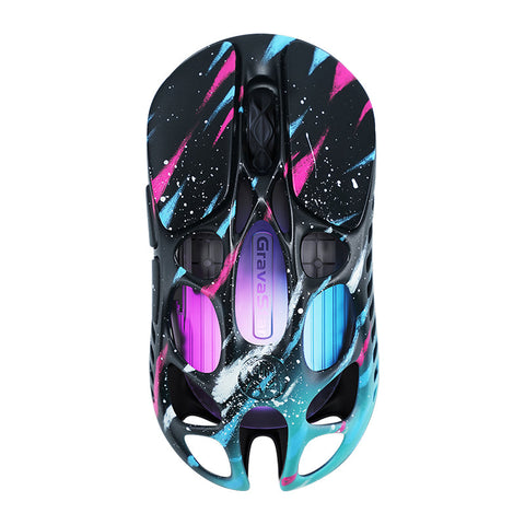 GravaStar Mercury X Pro Wireless Gaming Mouse (Neon Graffiti)