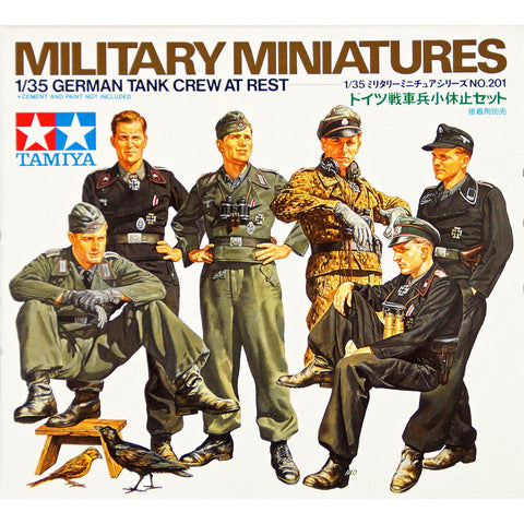 Tamiya 1/35 German Tank Crew At Rest