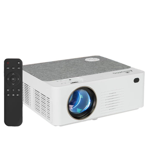 ALLIUMS Projector Portable 1080p Full HD Resolution (White)