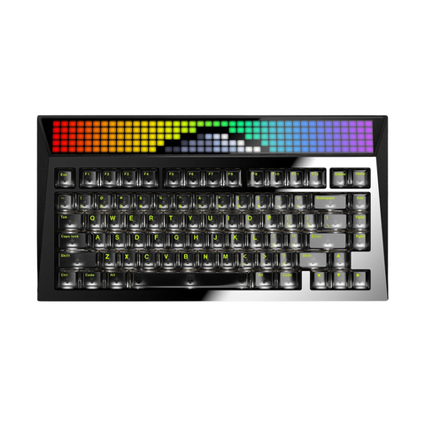ANGRY MIAO CYBERBOARD R2 High Gloss PVD Front Mechanical Keyboard