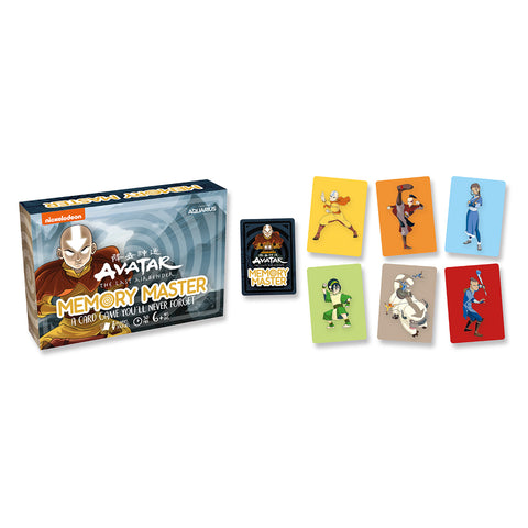 Aquarius Avatar The Last Airbender Memory Master Card Game Kids Fun Play 6y+