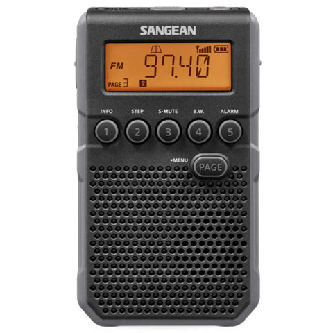 Sangean DT-800 Pocket Radio - Black