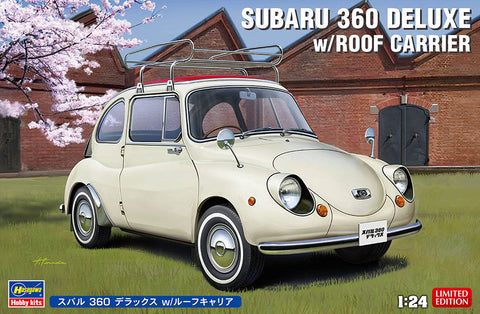 Hasegawa 1/24 Subaru 360 Deluxe with Roof Carrier - Classic Car Model Kit