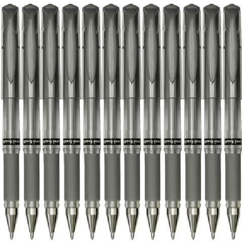 Uni-Ball UM-153 Signo Broad Gel Ink Pen 1.0mm (Metallic Silver) [Box 12]