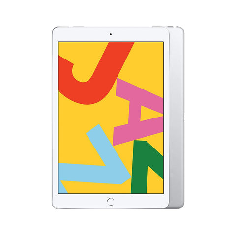 Apple iPad 7th Gen 10.2" WiFi + Cellular 128GB (Silver) [~Refurbished: Good]