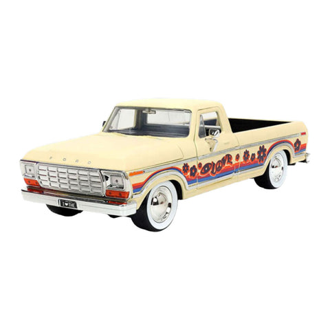 Jada Toys I Love The 70s 1979 Ford F150 1:24 Scale Racing Car Die-Cast Vehicle Toy
