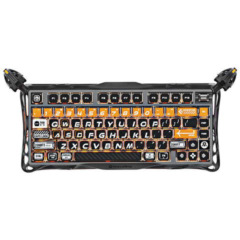 GravaStar Mechanical Gaming Keyboard Mercury K1 Pro (Cyber Flare)