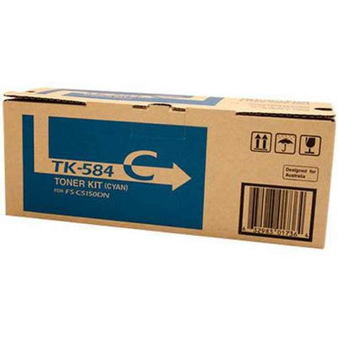 Kyocera TK584C Toner Cartridge (Cyan)
