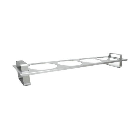 ZiiPa Portella Stainless Steel Four Compartments Topping Station Silver 77cm