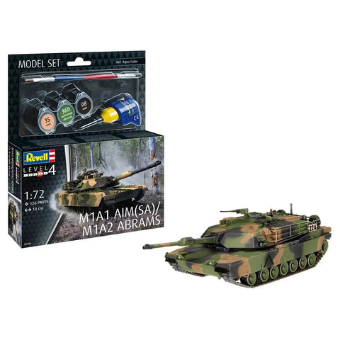 Revell 1/72 M1A1 AIM(SA)/ M1A2 Abrams Model Set