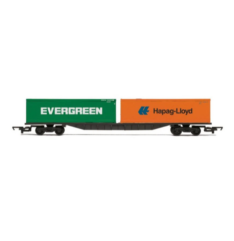 Hornby Oo Railroad Br Ffa Container Wagon And Containers