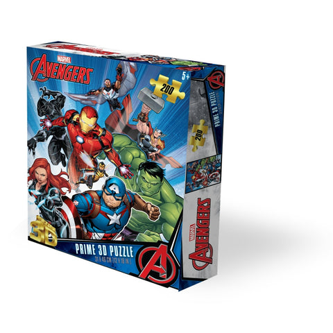 Prime3D 200pc Lenticular Marvel Avengers Jigsaw Puzzle