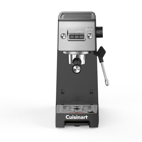 Cuisinart Slim Espresso Coffee Machine 15 Bars Pressure Steam Wand 1.5L Tank