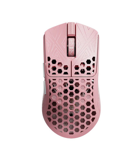 ARBITER STUDIO TENKO Akitsu Medium Carbon Fiber 8K Wireless Gaming Mouse (Pink)