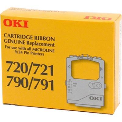Oki Black Ribbon Cartridge For Ml720/721/790/791