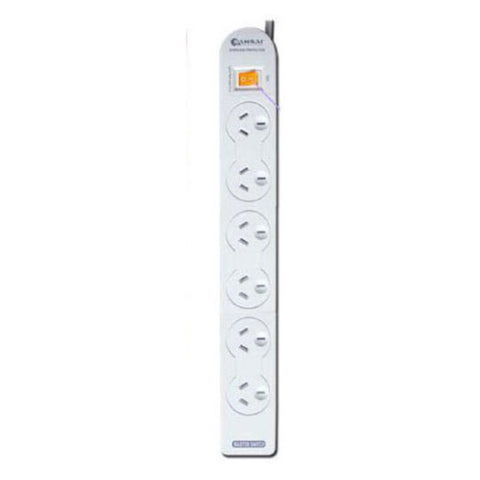 Sansai 6-Outlet Powerboard with Master Switch