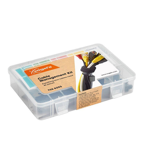 Vogel 40-Piece TVA 6203 Cable Management Kit Wire Organiser