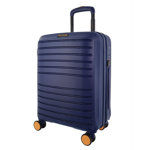 Pierre Cardin Classic Cabin 56L Hard Shell Case Travel Luggage (Navy)