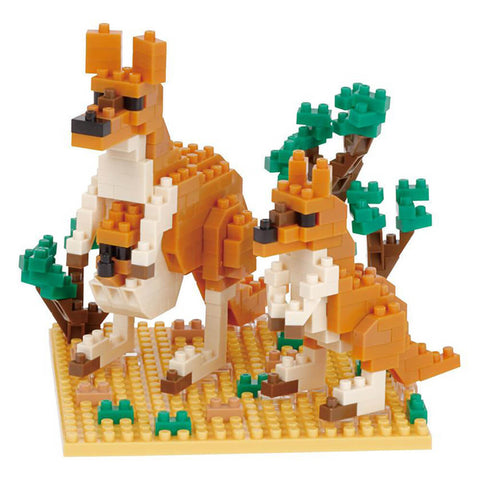 Nanoblock Big Kangaroo and Joey