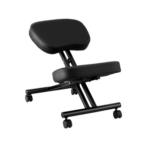 Artiss Kneeling Chair Ergonomic Office Chairs Home Knee Seat Posture Stretch Rest (Black)