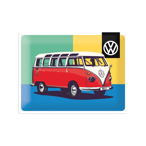 Nostalgic-Art VW Bulli Pop 30x40cm Large Metal Tin Sign Plaque