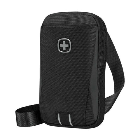 Wenger XE Crossbody Monosling Bag With RFID Protection Recycled PET Black